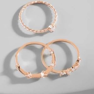 Cubic Zirconia Ring set